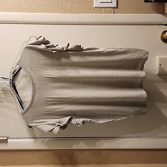 Express light gray top with ruffles on sleeves. Size XL. - Picture 3 of 3